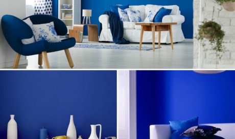 Le bleu klein en tant que couleur tendance pour l'année 2022 : Osez les couleurs électriques dans vos intérieurs  !