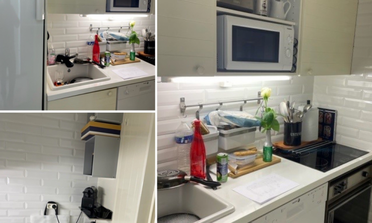 Aménagement d'une petite cuisine et optimisation de l'espace dans un appartement à Courchevel